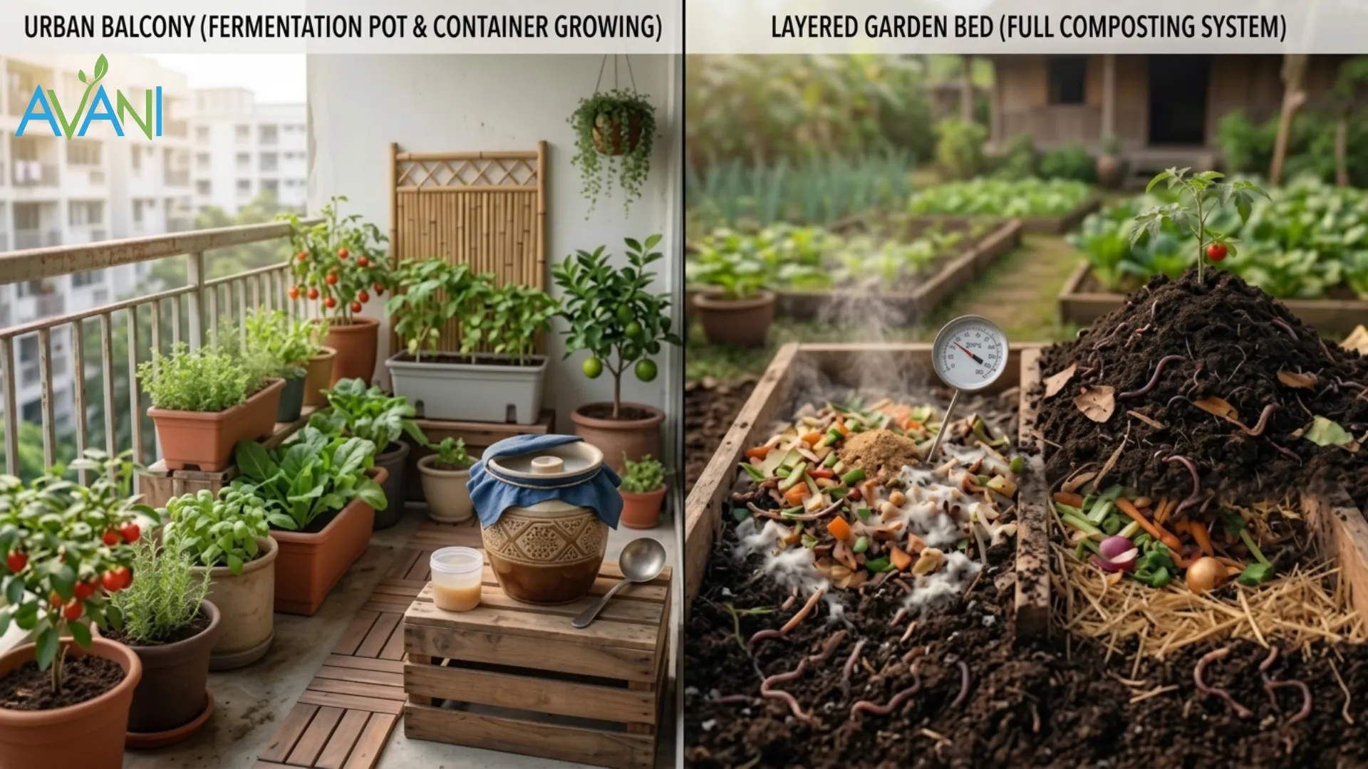 Takakura basket compared with Lasagna composting in a garden bed