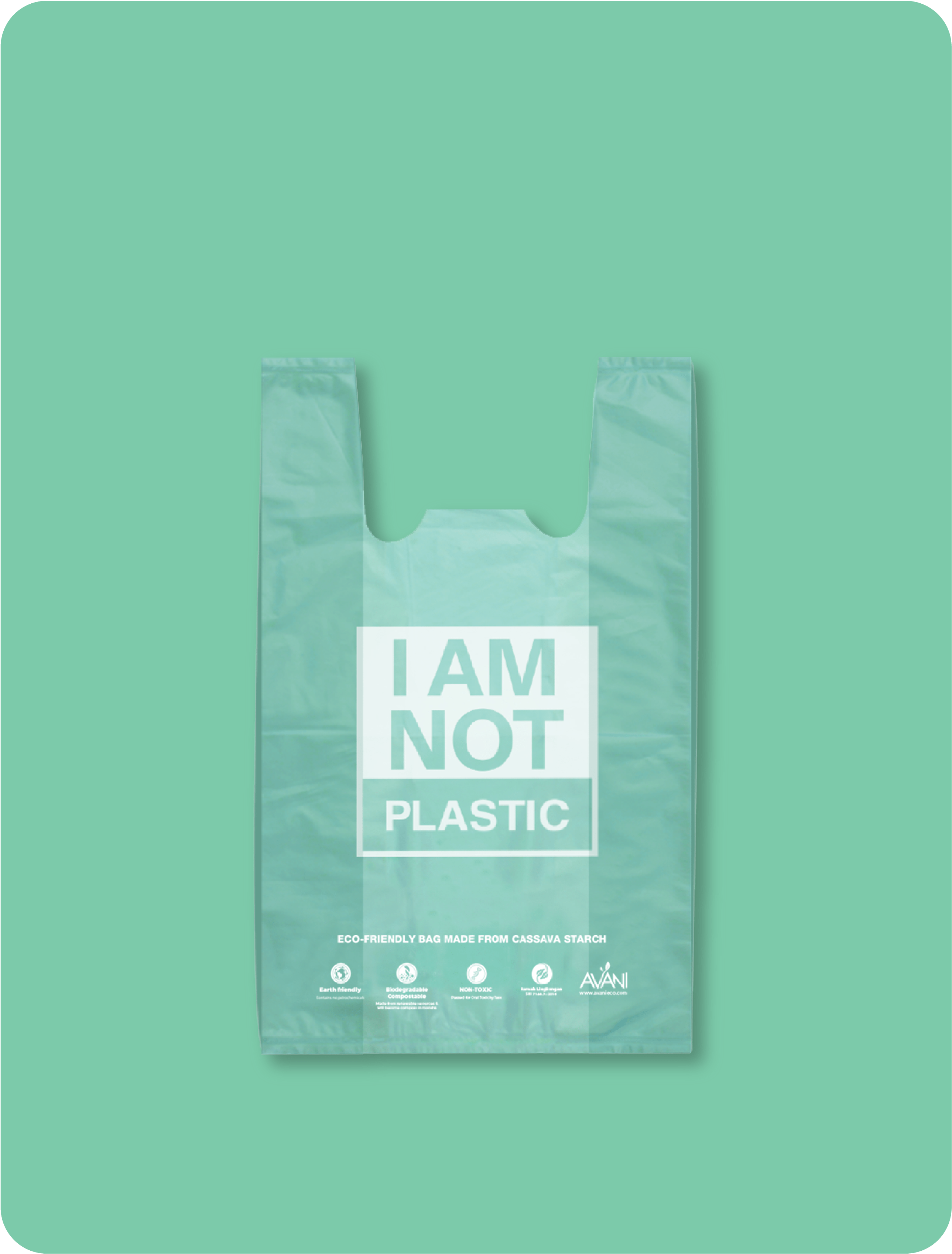 Open Printed Biodegradable Garment Bags 