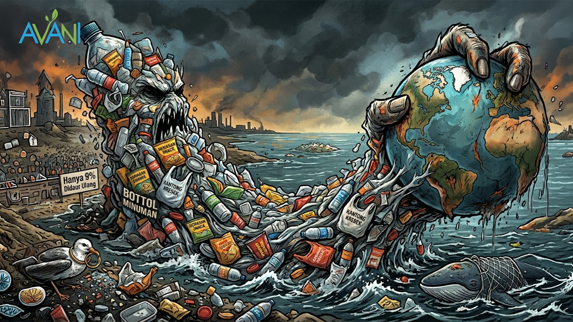 Dampak besar pencemaran lingkungan akibat sampah plastik