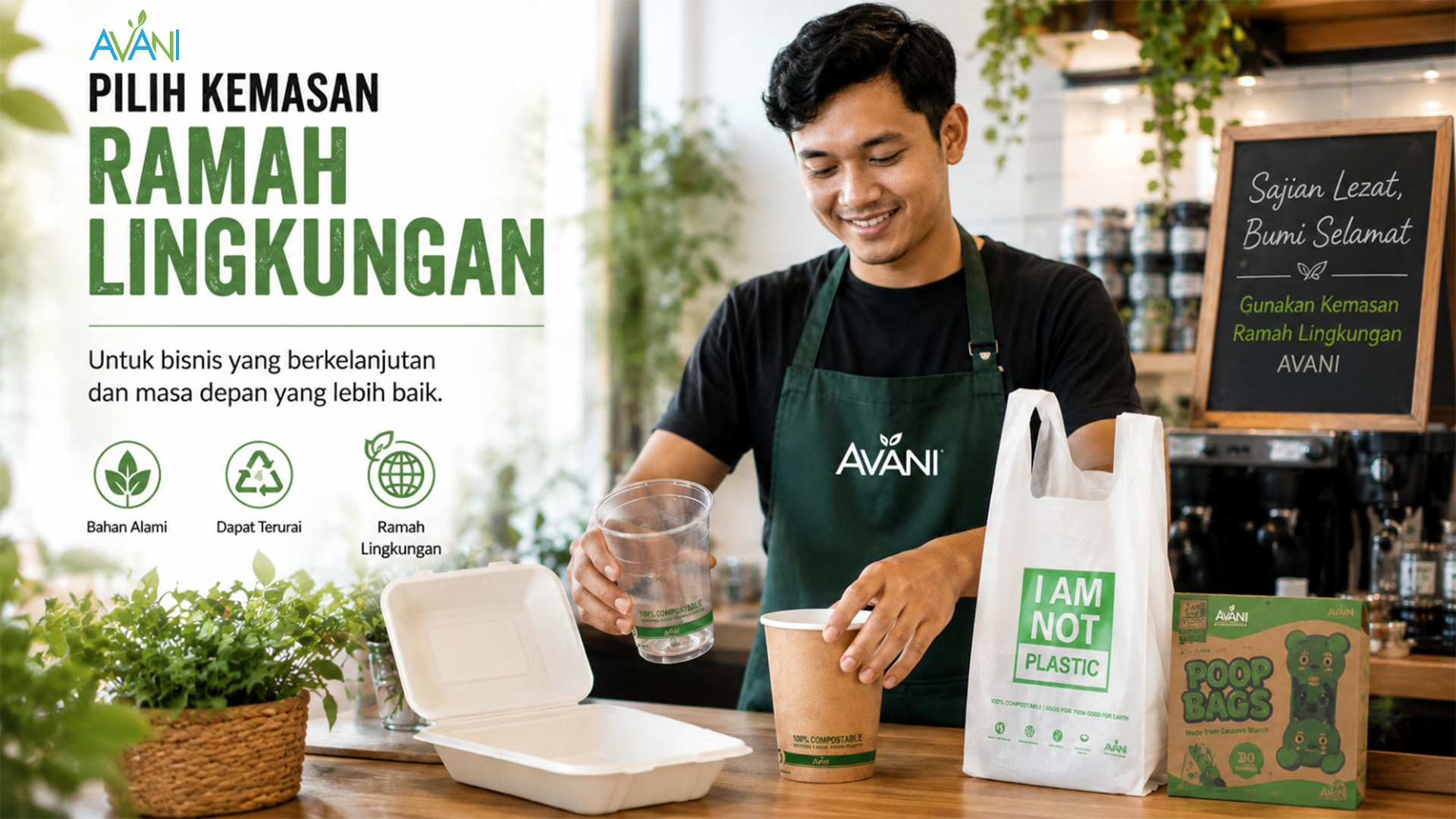 Pengusaha yang sudah beralih ke kemasan ramah lingkungan