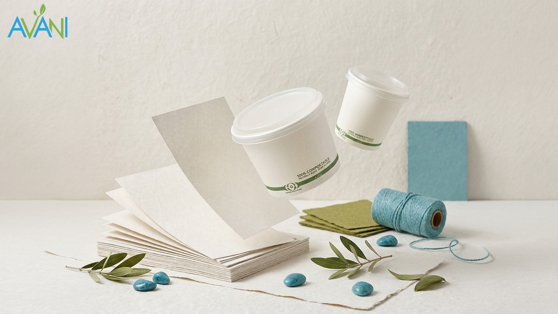 Paper bowl avani yang berasal dari kertas