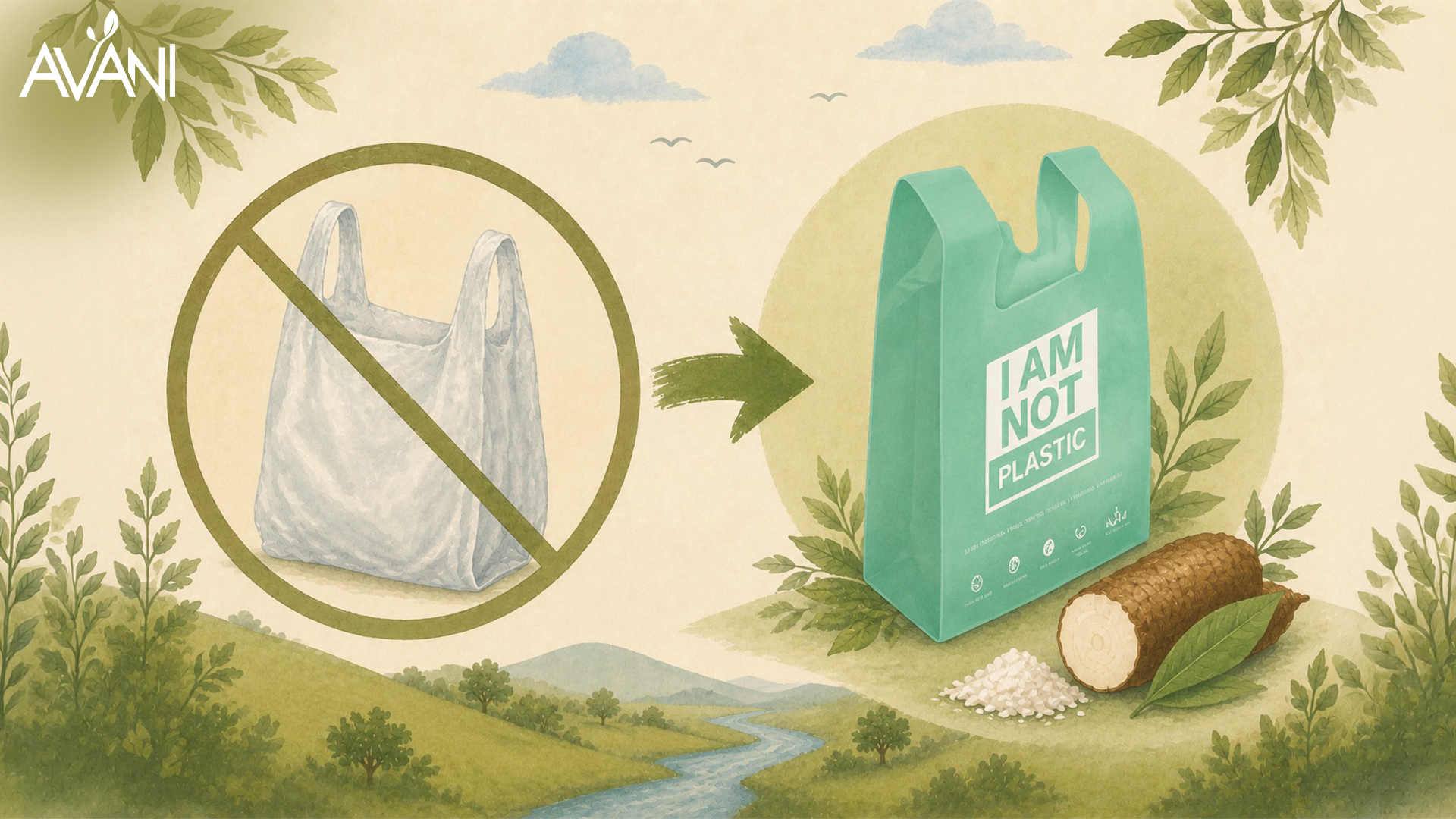 kantong singkong merupakan alternatif kantong plastik