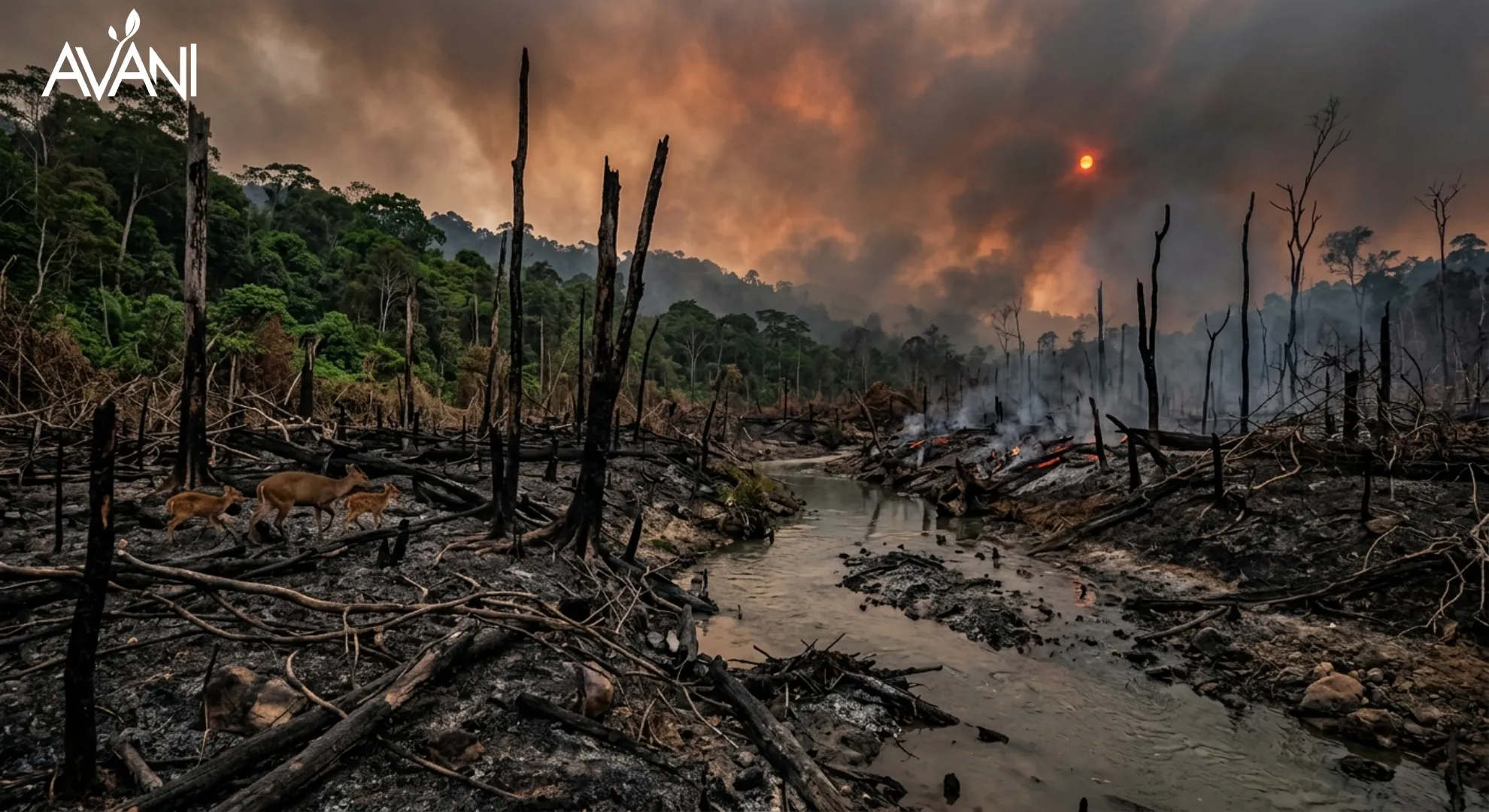 Dampak dari kebakaran hutan yang kerap terjadi