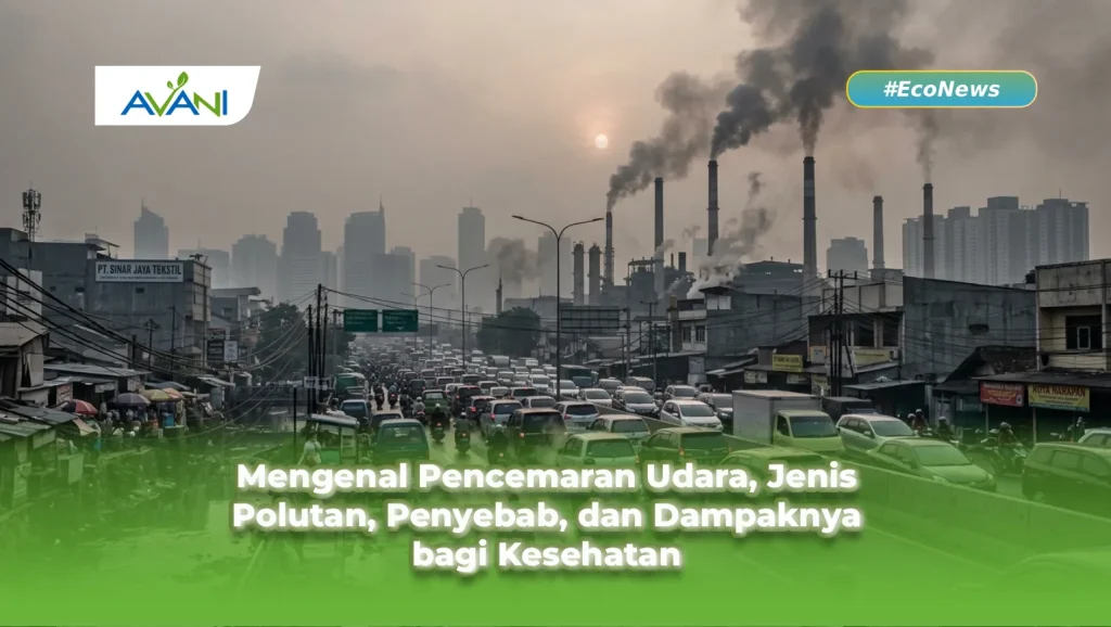 Gambar kota yang menyumbang polusi udara
