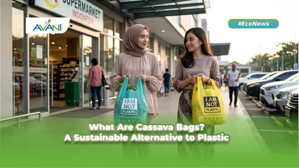 Image of two woman talking with carrying cassava bags